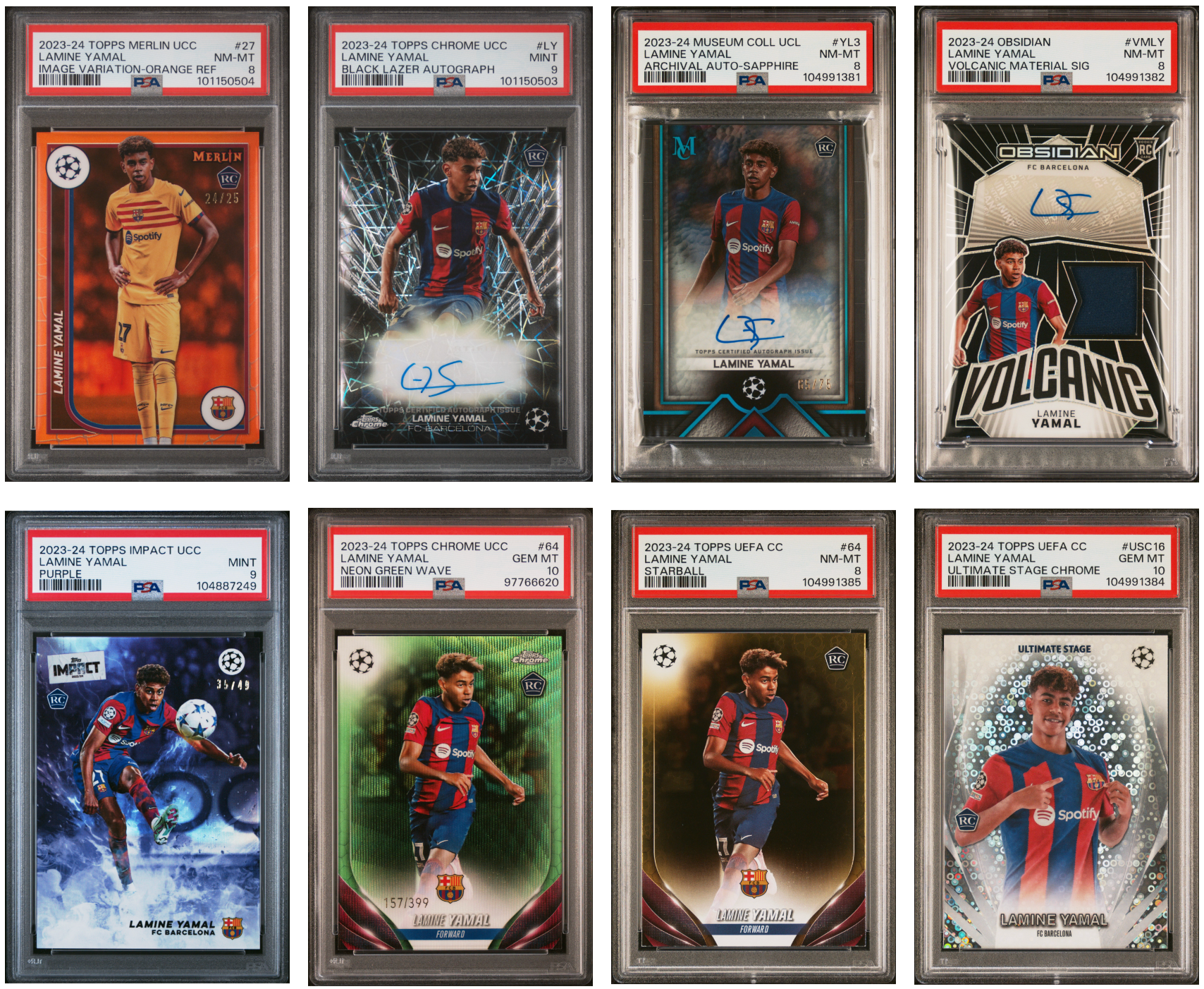 Lamine Yamal RC PSA Graded Mystery Box – Limited Edition