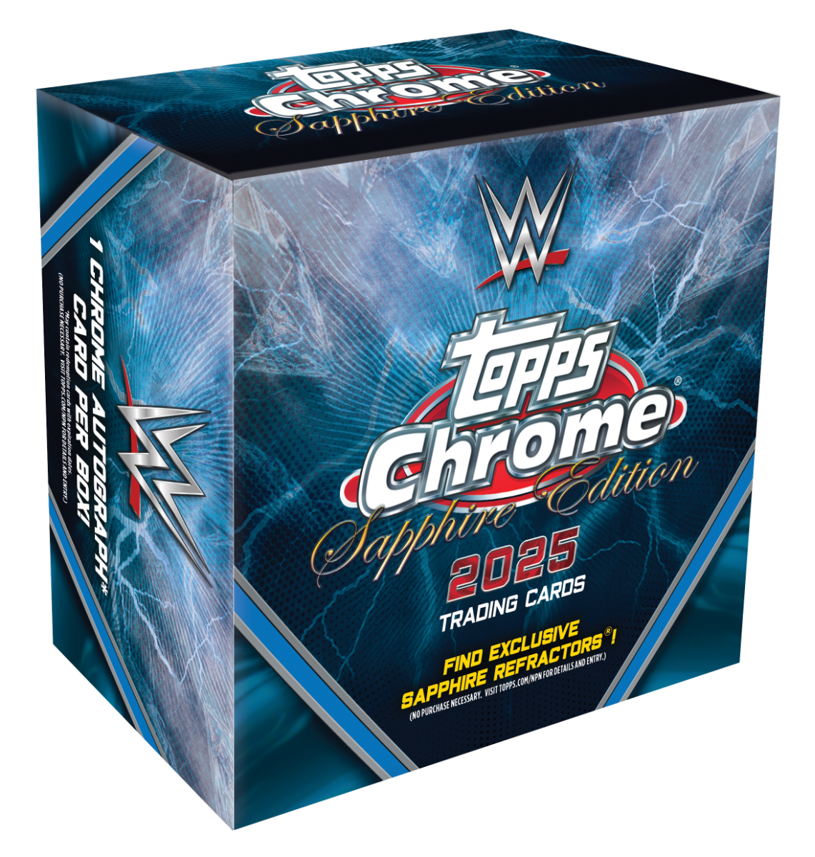 Topps Chrome Sapphire WWE Hobby Box 2025