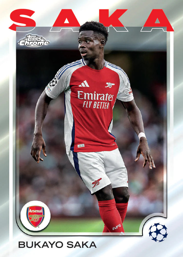 Topps Chrome UEFA Club Competitions UCC 2024-25 Hobby Box